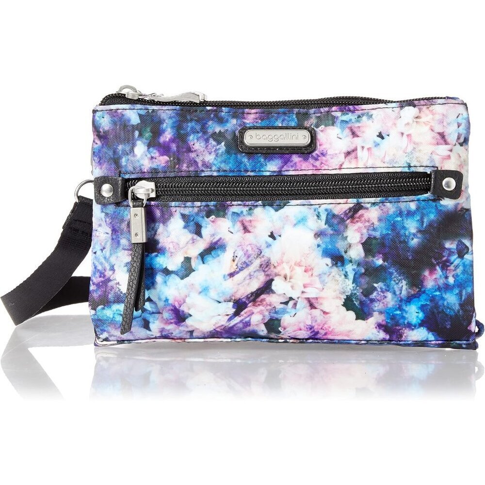 Womens Small Crossbody Bag Rfid Block Zipper Lightweight Adjustable